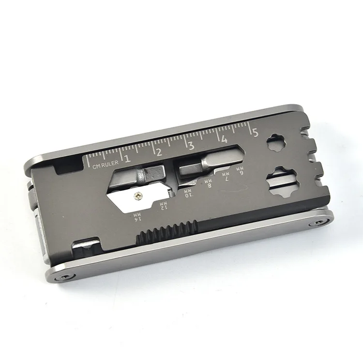 

Multifunction Bicycle Repair Tool with LED Light Hex Wrench Screwdriver Portable Stainless Steel Cycling Multi Tool