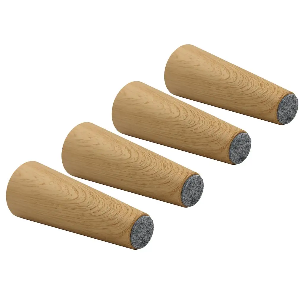 Round Sofa Legs Wooden Foot Furniture Set Wood Furniture Legs Cabinet Leg Sofa Leg for Living Room Upgrade