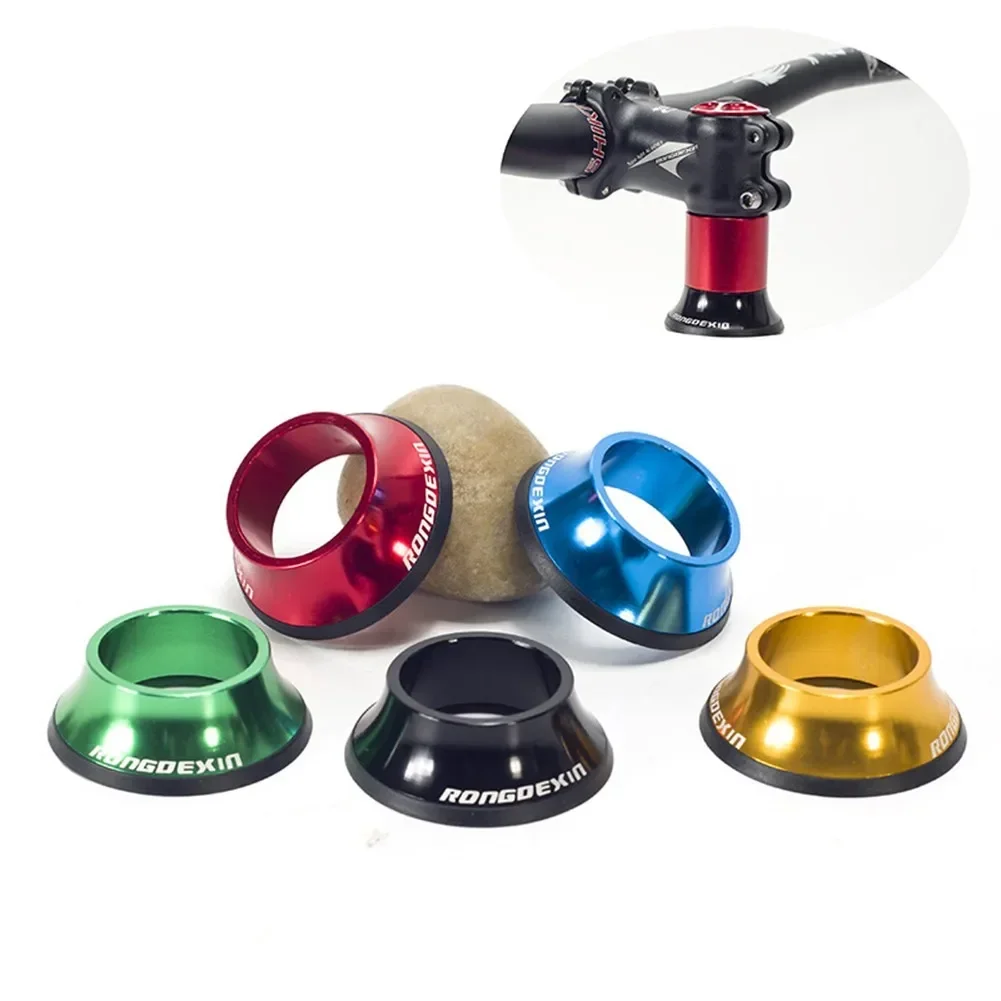

Mtb Bike Headset Spacer Washer Spacer For 28.6mm Bicycle Fork Tube Headset Cap Aluminum Alloy Cycling Parts Bicycle Accessories