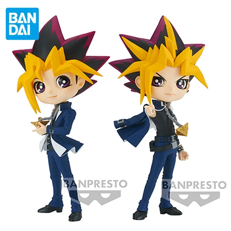 

Оригинальные фигурки Bandai Qposket Duel Monsters, Аниме фигурки юги Муто, фигурки, игрушки для мальчиков, девочек, детей, подарки на день рождения