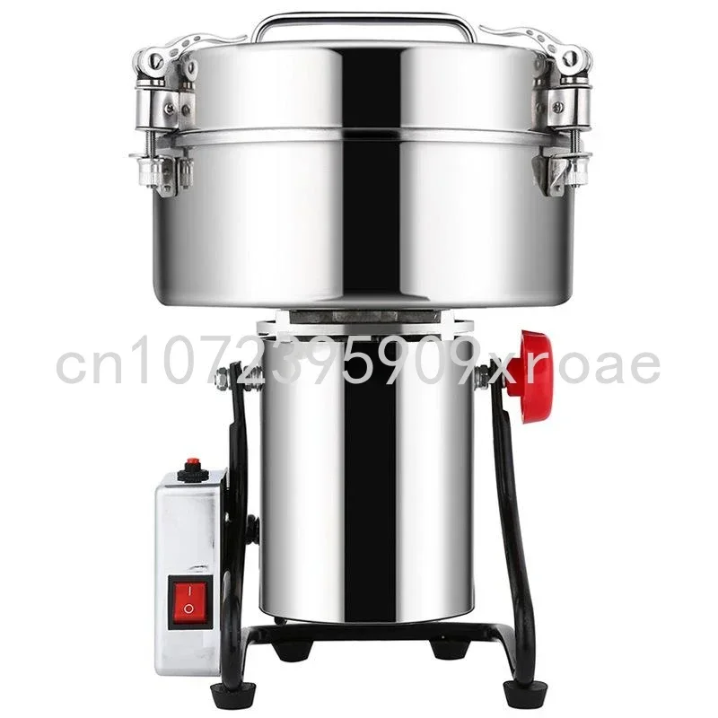 Large Commercial Stainless Steel Spice Grinder, Powder Grinder, Grain Crusher, High Capacity, Pure Copper Motor, 4500G