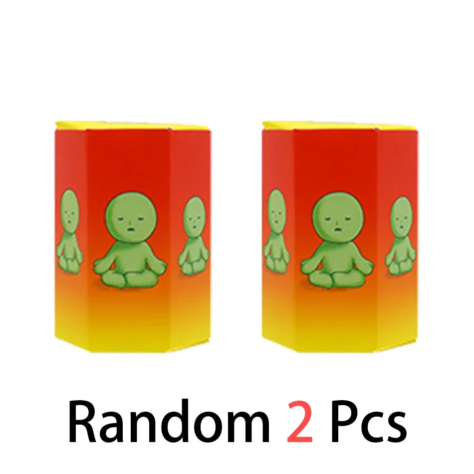 5 Mehrteilige Serien Leuchtende Grüne Puppen Blind Mystery Box Actionfiguren Dekoration Desktop-Modell Spielzeug als Geschenk Überraschung