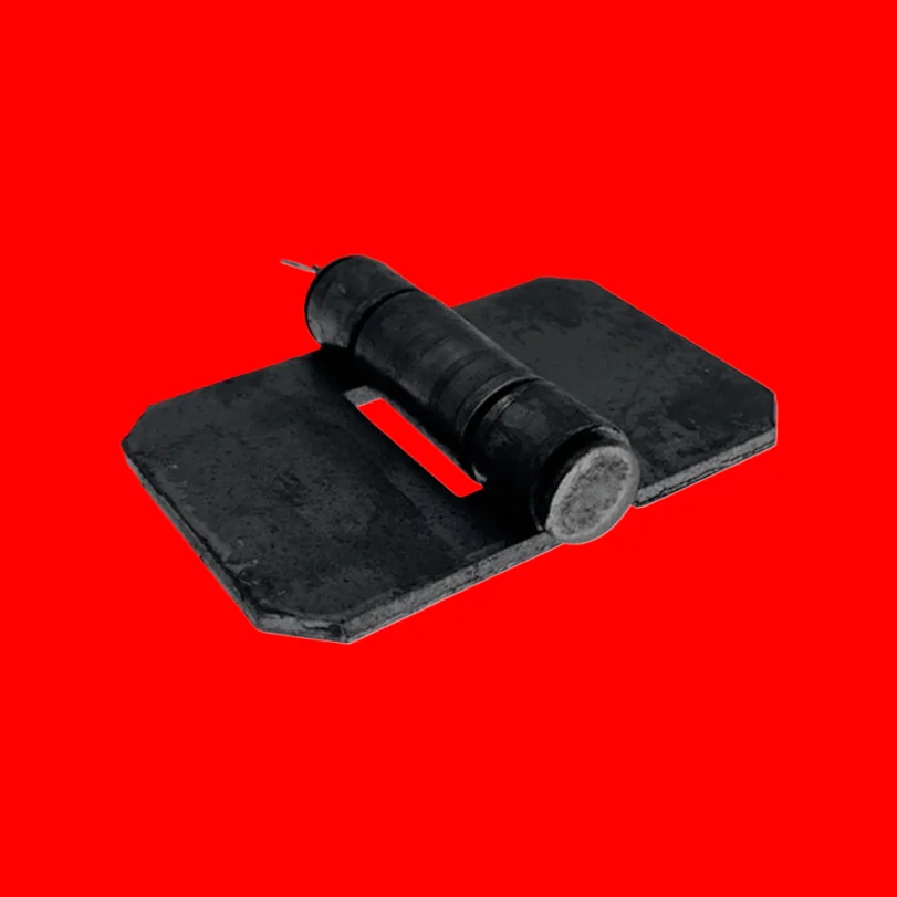 

5mm Thick Original Black Welded Hinge Heavy-duty Rv Door Hinge Thickened Detachable Door Shaft Folding Trailer Accessory