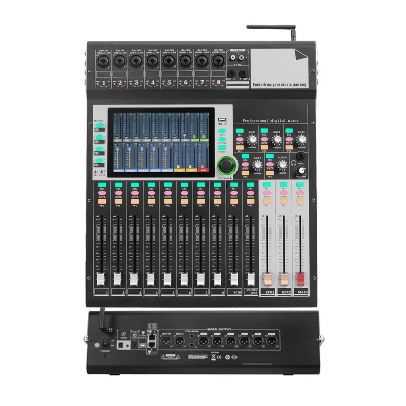 Picture 7: 12 channel professional digital mixing console, stage performance USB recording, dual DSP effect compatible with IOS system MAC