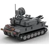 553 個 MOC- 205490   ZSU-23-4 シルカビルディングブロック軍事戦争組み立てソビエト戦車グッズレンガセットクリエイティブギフト 2