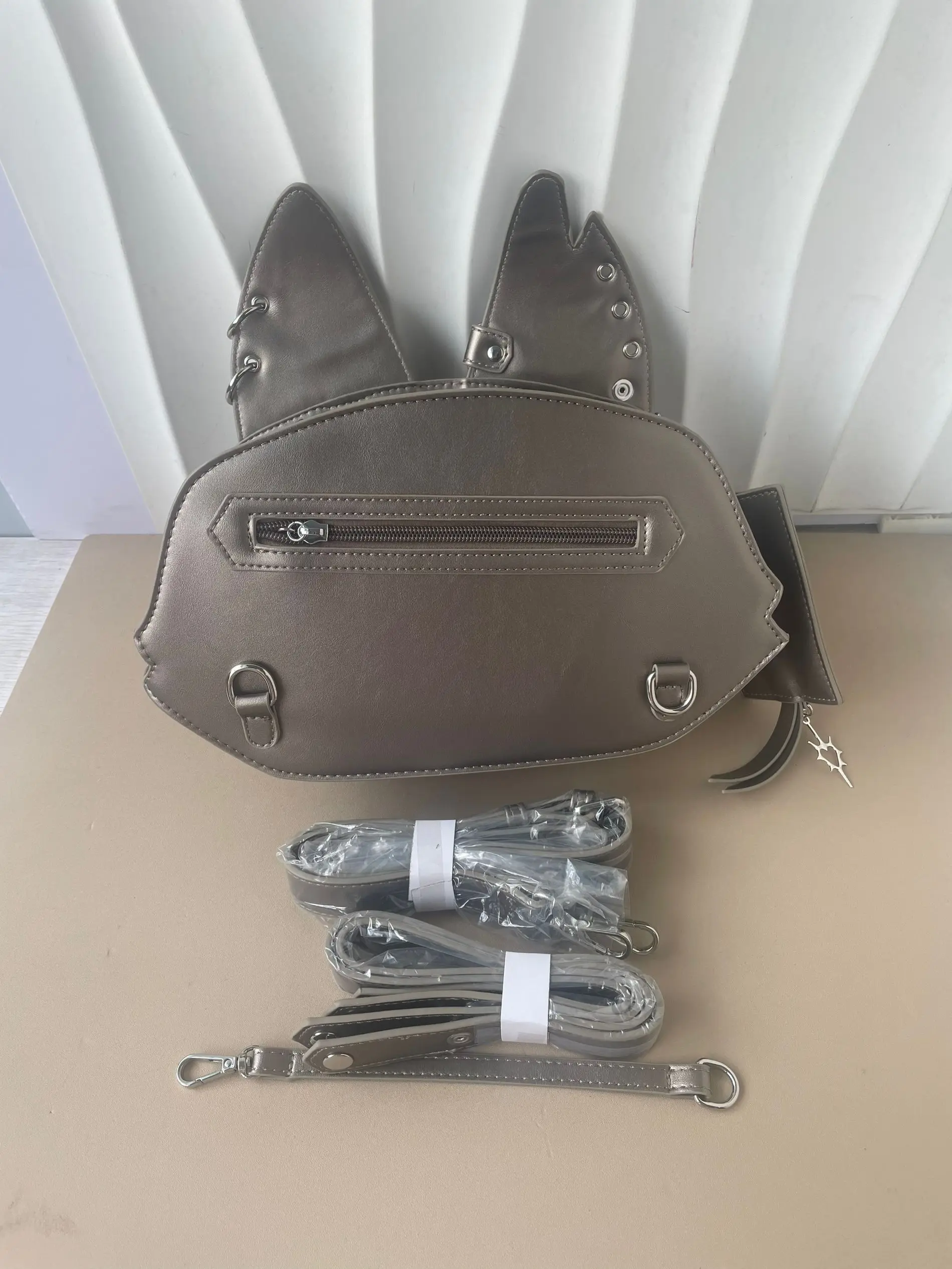 Original Subculture Y2k Bag Cute Cat Ita Mochila Hot Girls Bow Bag Kawaii Crossbady Bags for Women Chain Transparent Backpack