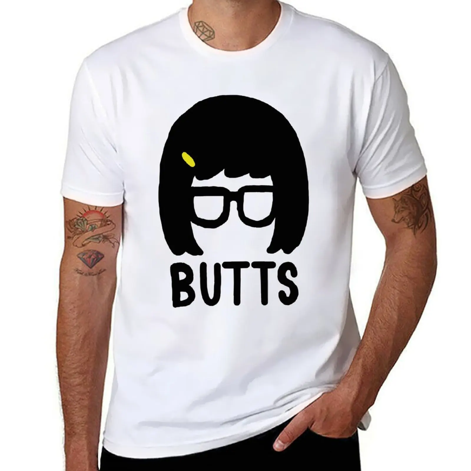 

Men Women Be Anything Be Tina Butts Cute Graphic Gift T-Shirt man t shirt cotton high quality funny t shirts dark humor T-shirt