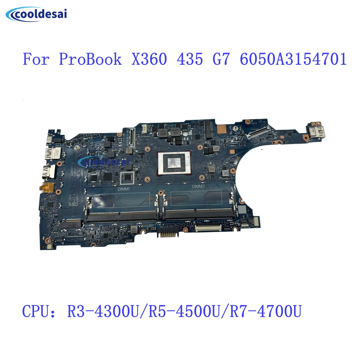 

6050A3154701 For HP ProBook X360 435 G7 Laptop Motherboard R3/R5/R7 CPU M03440-601 M03441-601 M03442-601 100% tested