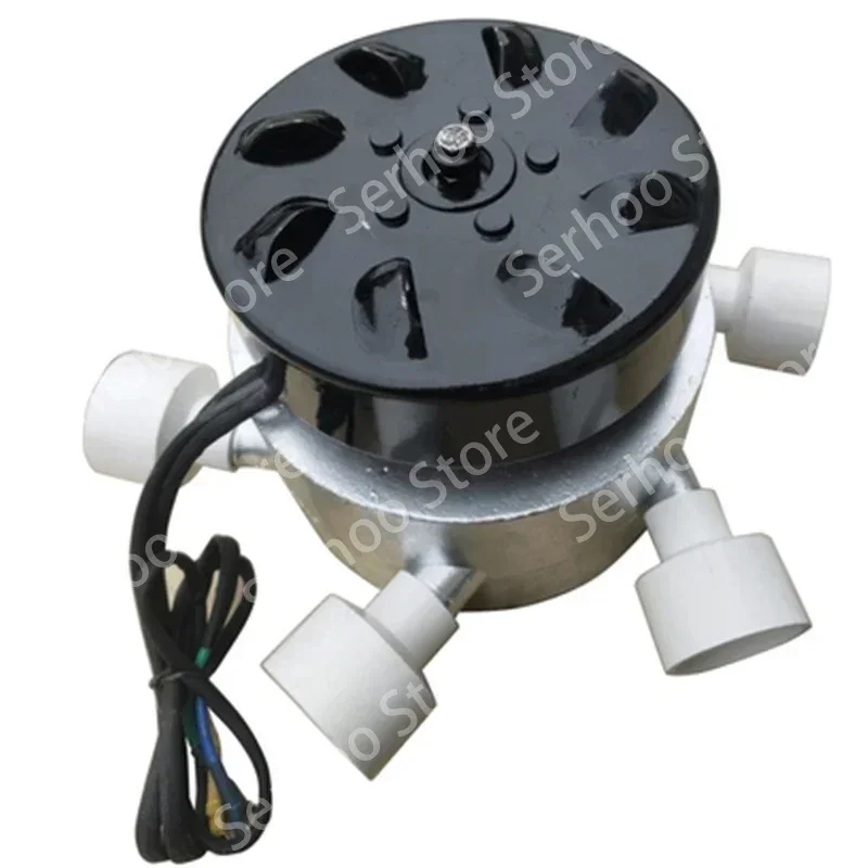 3 KW Hydropower Generator Stainless Steel  Miniature  Mechanical Water Turbine With Six Tubes Portable Power Equipment  AC 220 V