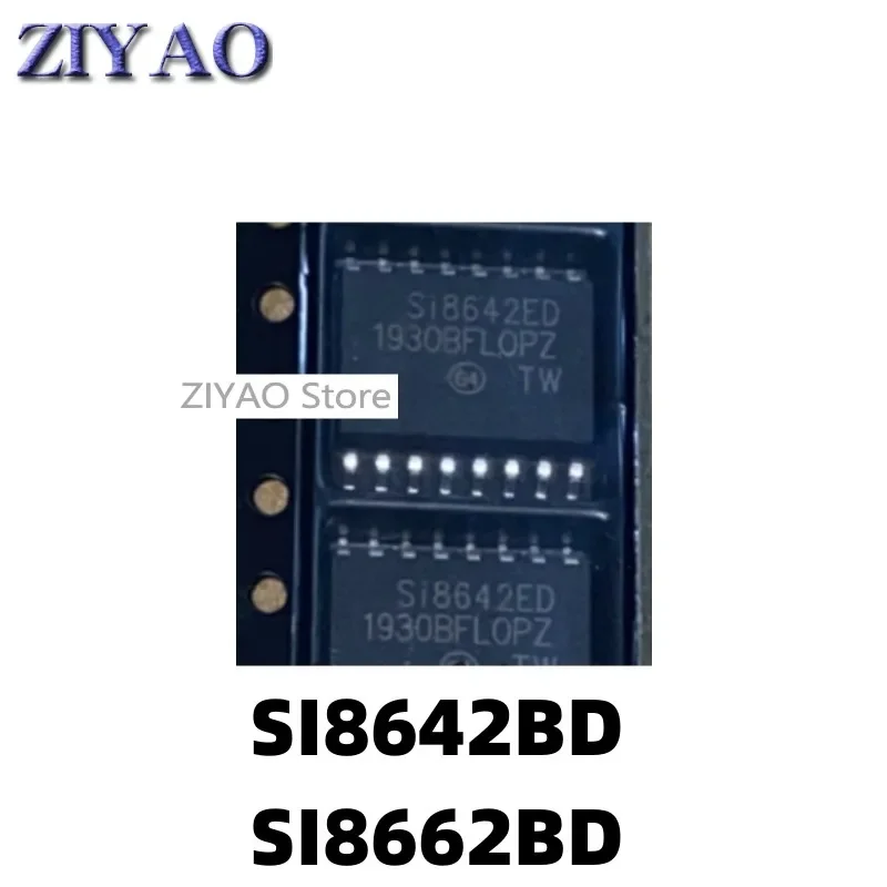 5PCS SI8642BD-B-ISR SI8642BD SI8662BD-B-ISR SI8662BD SOP16