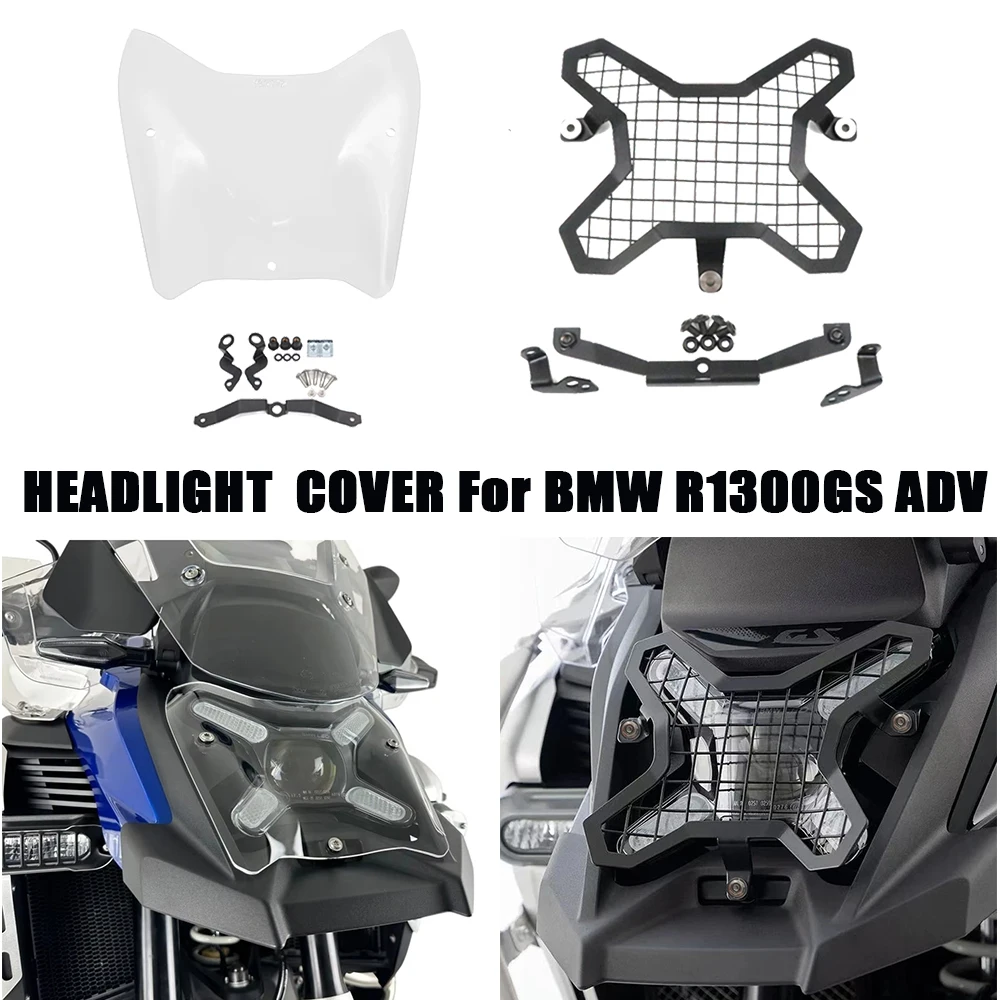 

R1300GS ADVENTURE Front Headlight Protector Guard Lense Cover For BMW R1300GS ADV R 1300GS A 2024-2025 Motorcycle