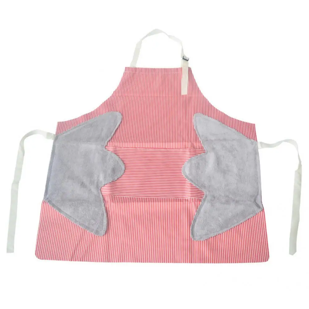 Good Pinafore  Adjustable Buckle Oxford Cloth Kitchen Apron  Water-resistant Sleeveless Kitchen Cooking Apron