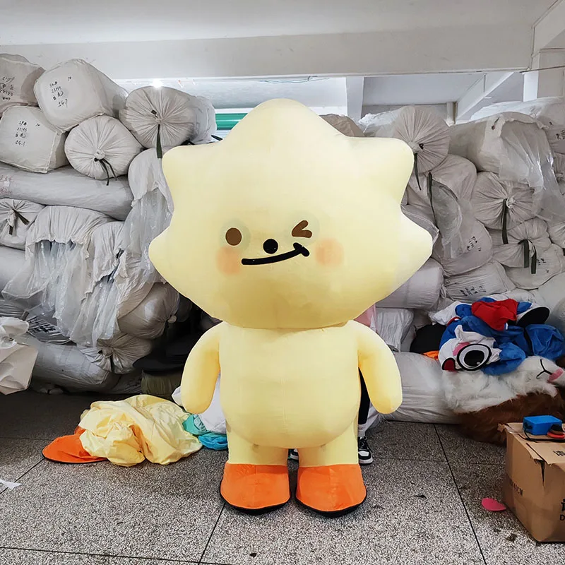 MINISO Disney Inflatable Pudding Dog Pacha Dog Mascot Costumes Cosplay Halloween Carnival Party Events Apparel No Battery