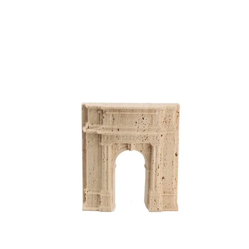 Modern Creative Art Marble Palace Ornament Sales Department Hotel Huangdongshi Arch Arch Home Decoration