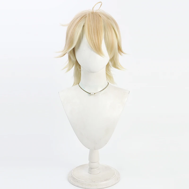 Gioco Touken Ranbu Musou Nansen Ichimonji Cos Parrucca Cosplay Halloween Party Prop Capelli sintetici Fibra resistente al calore + Protezione parrucca