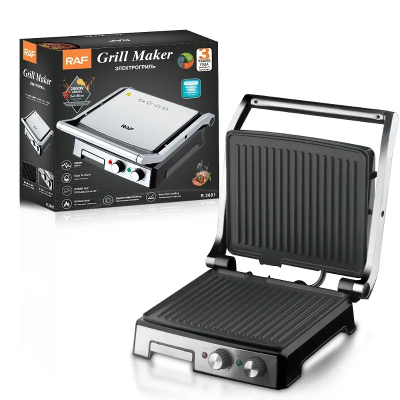 220V Automatic Steak Machine Commercial Electric Steak Grill for Home Use Sandwich Panini Breakfast Steak Maker Home Appliance