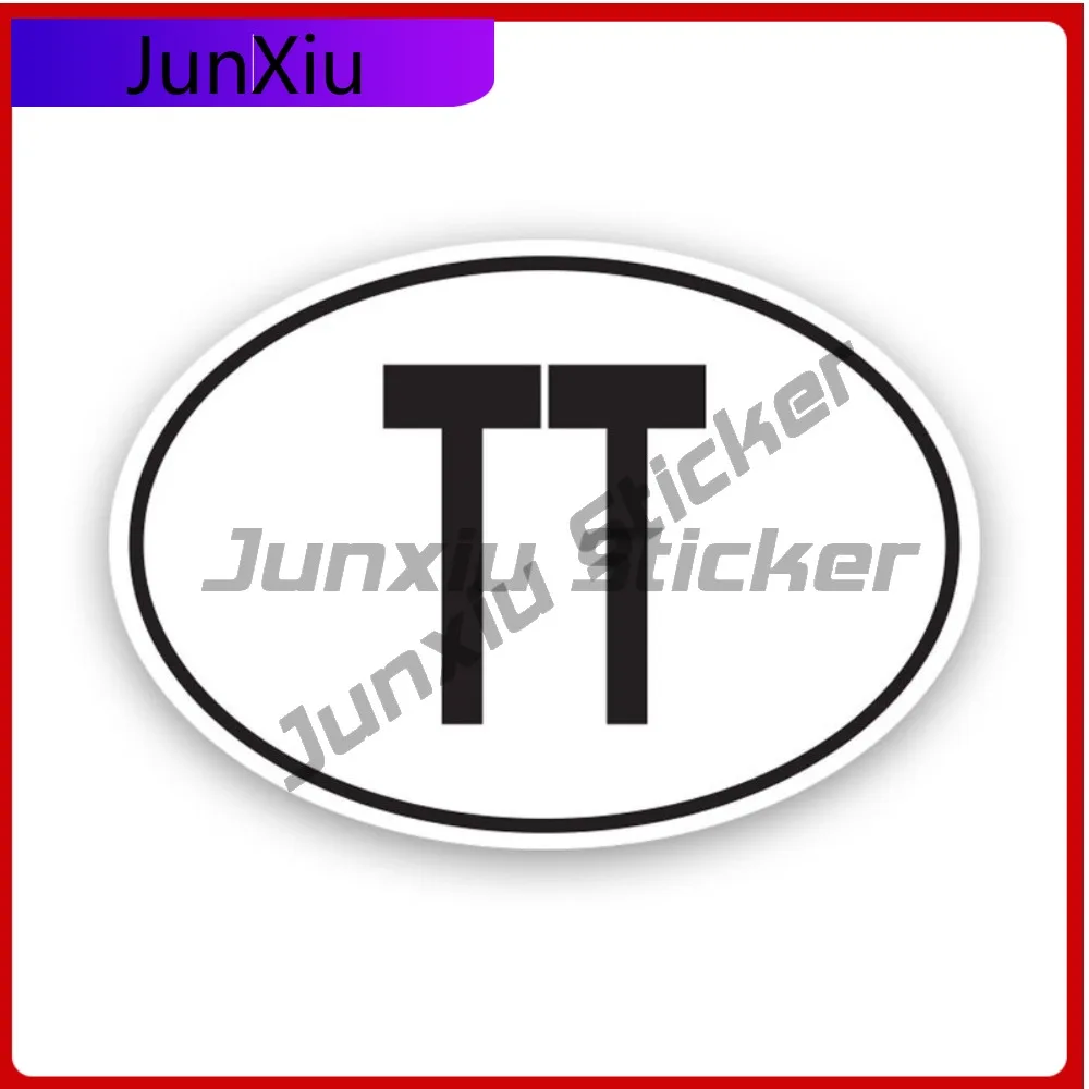 

Tt Trinidad And Scratch Resistant Weather Resistant Funny For Truck Car Window Motorcycle Self Adhesive No Residue Decal