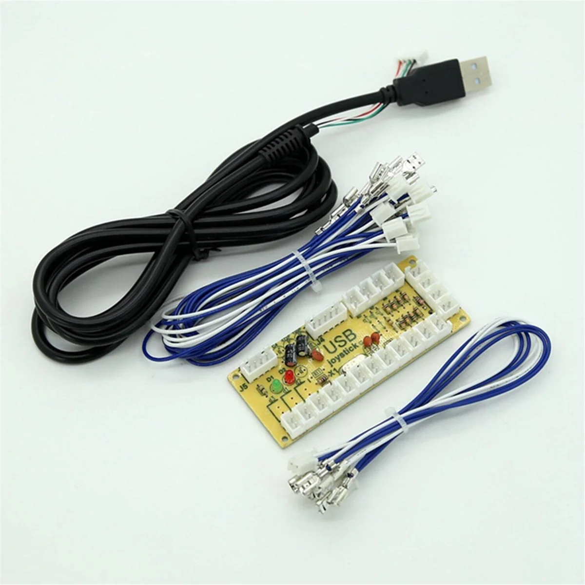 Zero Delay Arcade DIY Arcade USB Encoder to Joystick for PC/PS3/Raspberry Pi/Android with SANWA Joystick 4.8MM BUTTON