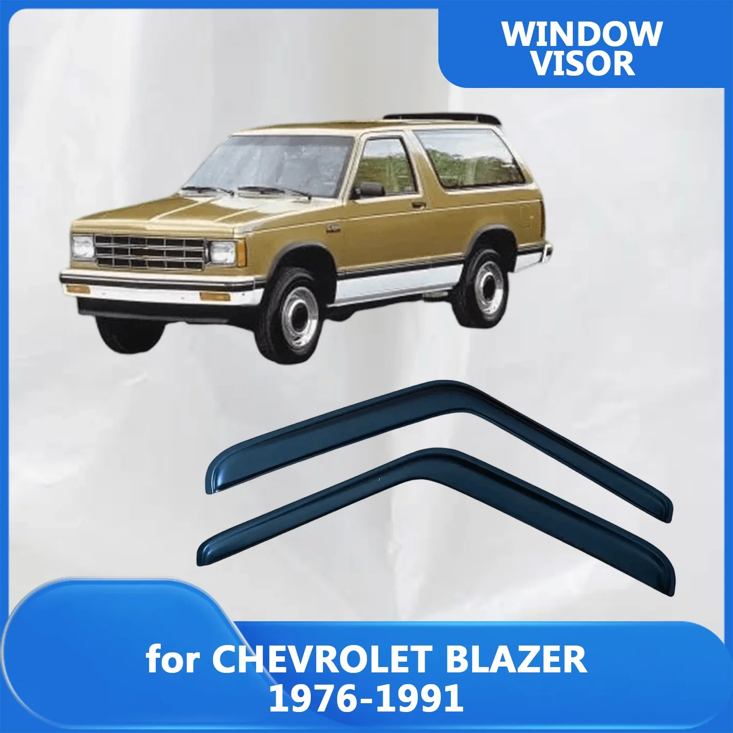 

Window Visor for CHEVROLET BLAZER 1976-1981 1982-1991 Wind Deflectors Rain Guards Door Visor Vent Shades Ventvisor Sun Rain