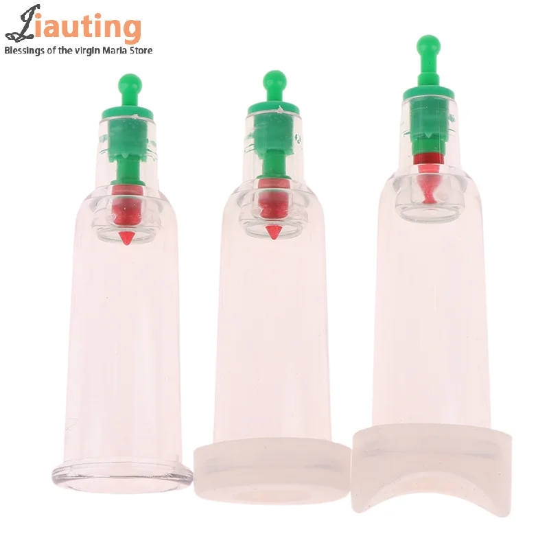 Hot Sale Silicone Cupping Massage Health B7 Cans Vacuum Cupping Chinese Medicine Ventosa Terapia Plastic Cup Finger Small Gas