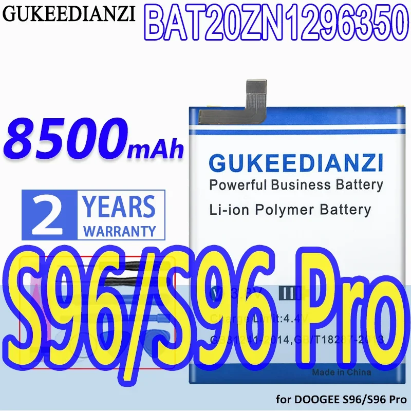 

High Capacity GUKEEDIANZI Battery BAT20ZN1296350 8500mAh for DOOGEE S96/S96 Pro/S96Pro