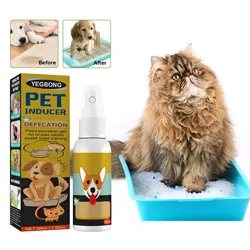 Pet Toilet Inducing Spray Dog Defecation Positioning Props Inducer Cat Potty Training Indoor Outdoor Portable Pet Training Spray