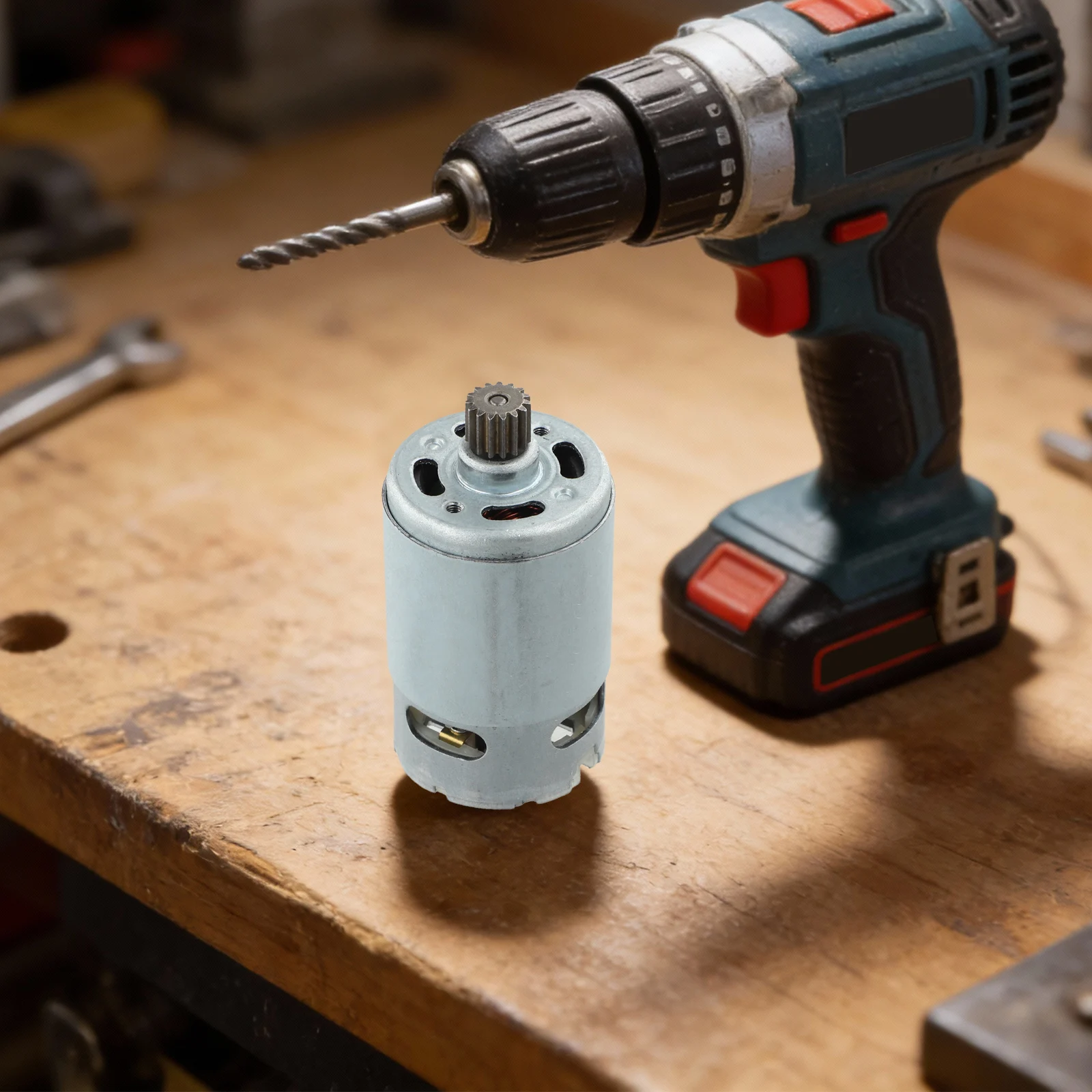 For Tool Replacement Electric Drill Motor Replacement Motor Metal Motor For Power Tools Motor Pneumatic Tool Metal Material