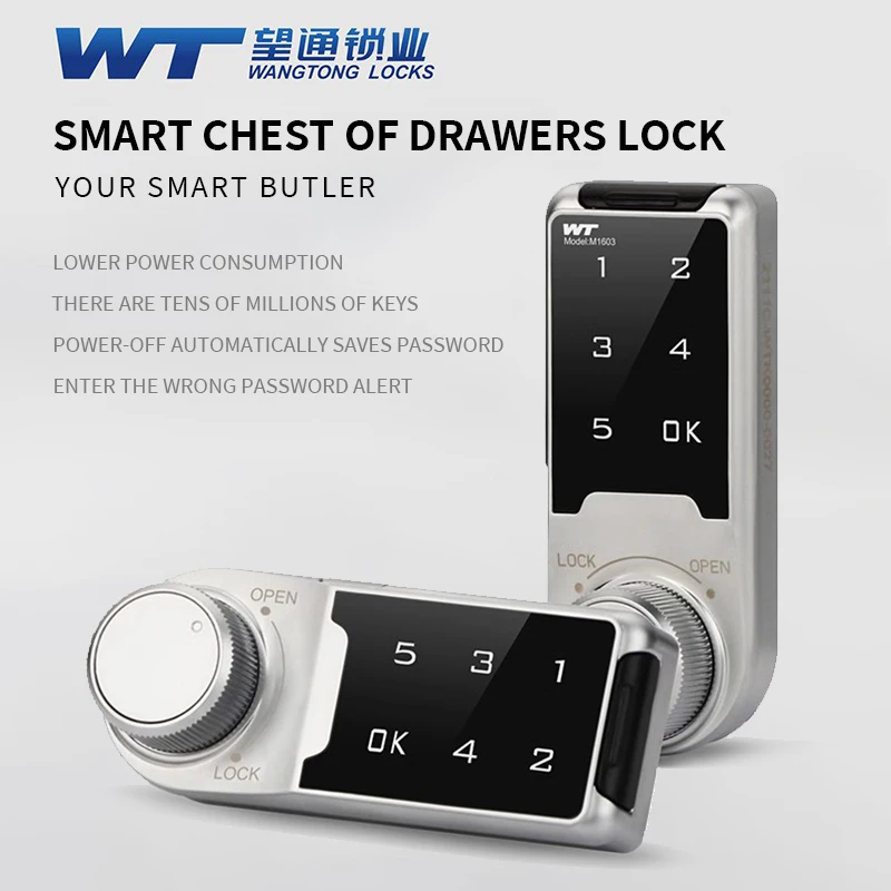 

Electronic Security Digital Mailbox Cabinet Door Password Lock Smart Code Drawer Zinc Alloy Material Installation