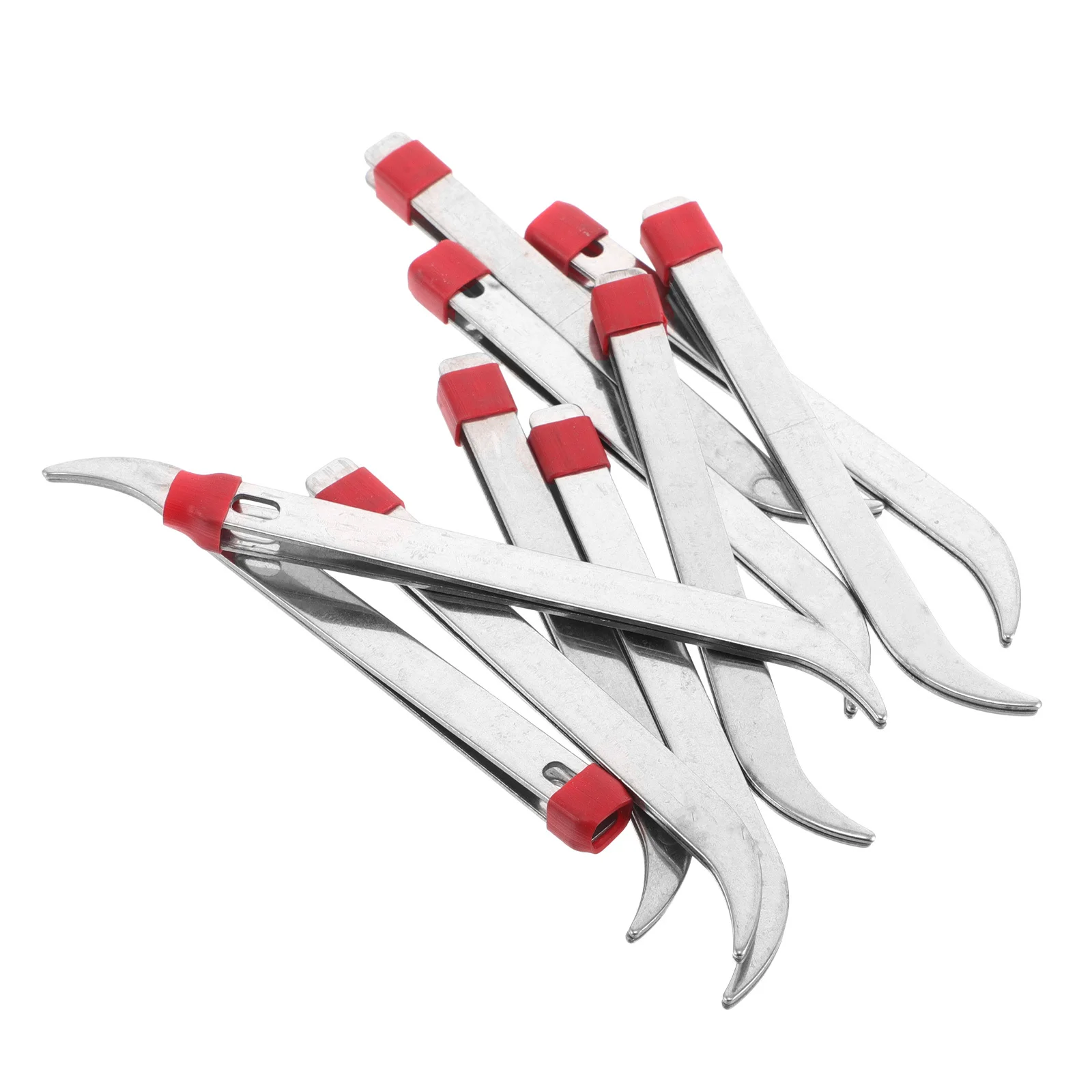 

10Pcs Needle Puller Stainless Steel Hand Sewing Tool for Shoe Repair and DIY Craft Projects Unpicker Sewing Tool Embroidery