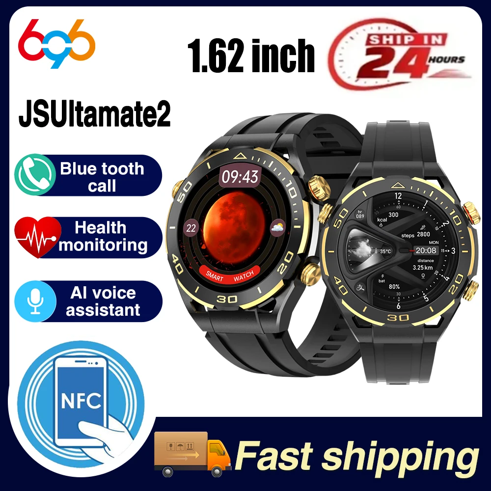 New Blue Tooth Call Smart Watches Men Women Sports Fitness Monitoring Smartwatch Waterproof Health Weather Voice Assistant Music