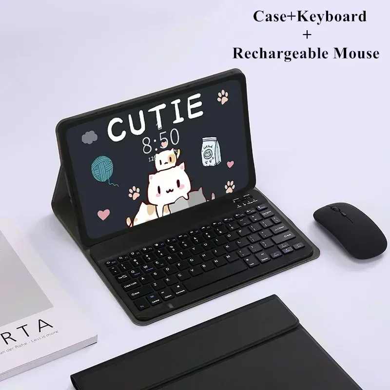 

Чехол для планшета Microsoft Surface Pro 8 13-дюймовый чехол с клавиатурой, съемный чехол для беспроводной Bluetooth-клавиатуры Funda