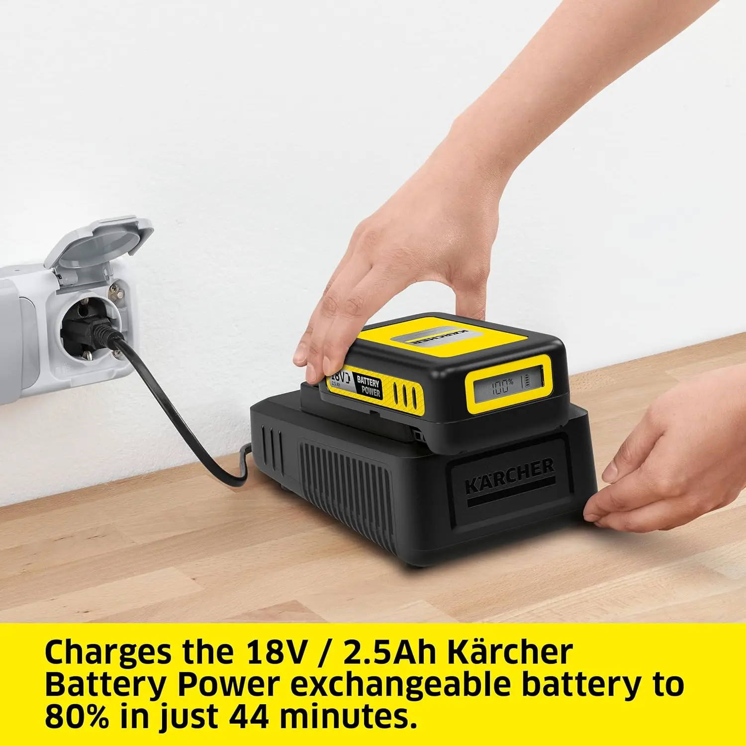 حار بيع كاتب كيت طاقة البطارية 18/25، بطارية 18 فولت مع 2.5 أمبير وشاحن سريع، أدوات الحدائق المتوافقة، تكنولوجيا الوقت الحقيقي #5