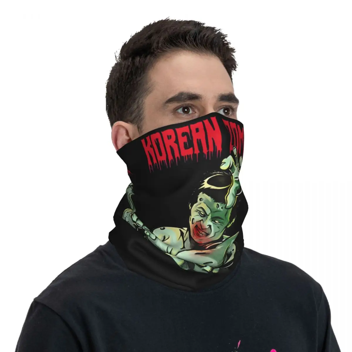 Cazzuto Motocross Bandana scaldacollo stampato coreano Zombie maschera passamontagna escursionismo Unisex adulto traspirante