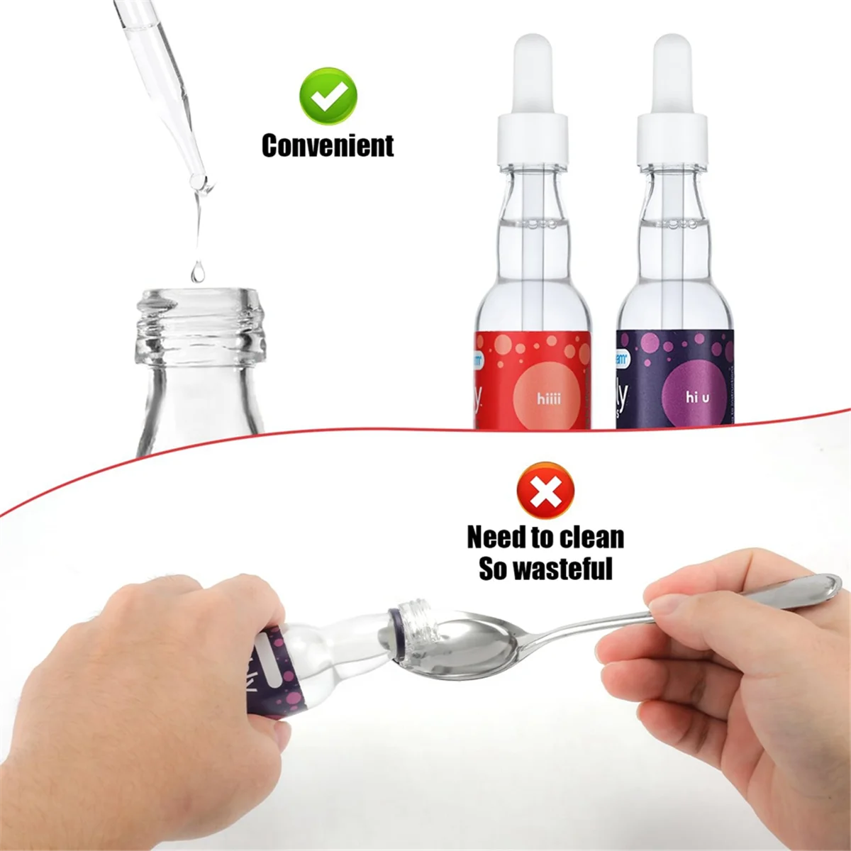 12 Pack Glass Dropper Compatible for Sodastream Flavors Bubly Drops for Soda Stream Accessories