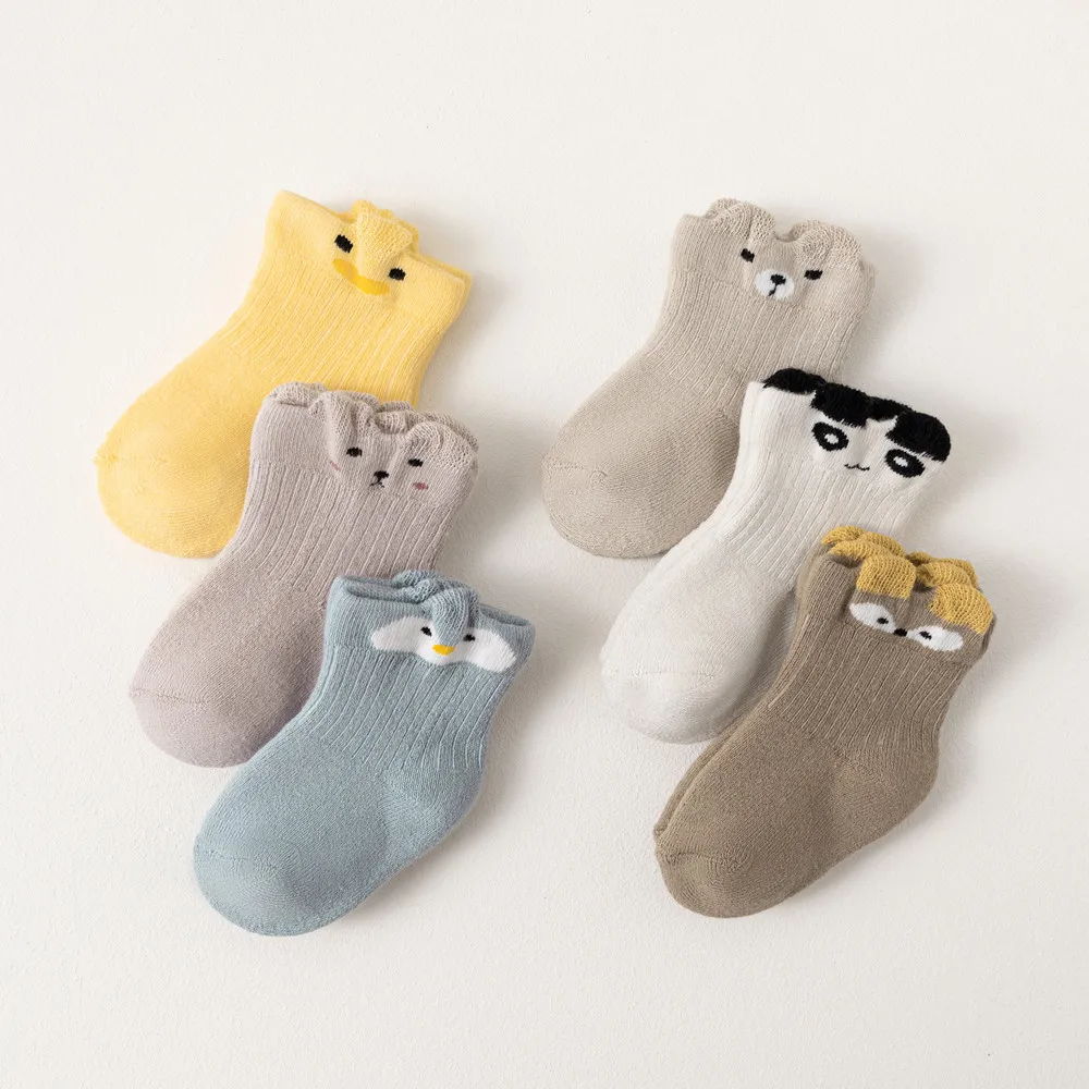 

Baby Socks Autumn Winter Warm Cotton Kids Socks Cute Girls Cartoon Animal Boys Infant Socks Baby Clothes Accessories