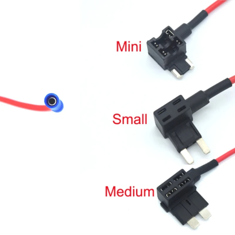 5pcs/2pcs12V MINI SMALL MEDIUM Size Car Fuse Holder Add-a-circuit TAP Adapter Micro Mini Standard ATM Blade Fuse