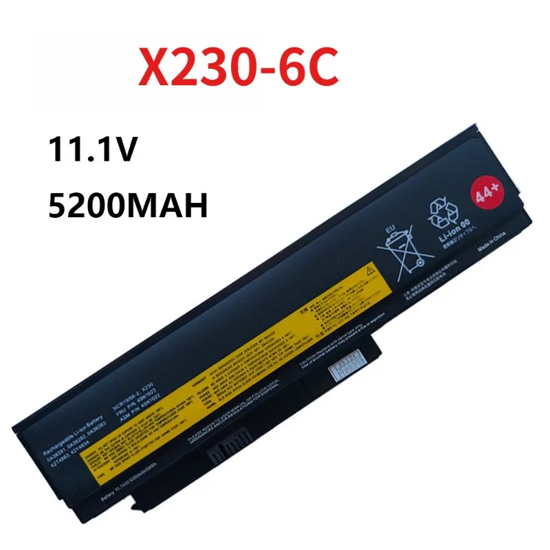 جديد استبدال بطارية الكمبيوتر المحمول X230 8600mAh 5200mAh لينوفو ثينك باد X230 X230I X230S 45N1024 45N1029 45N1028 45N1022 45N1021