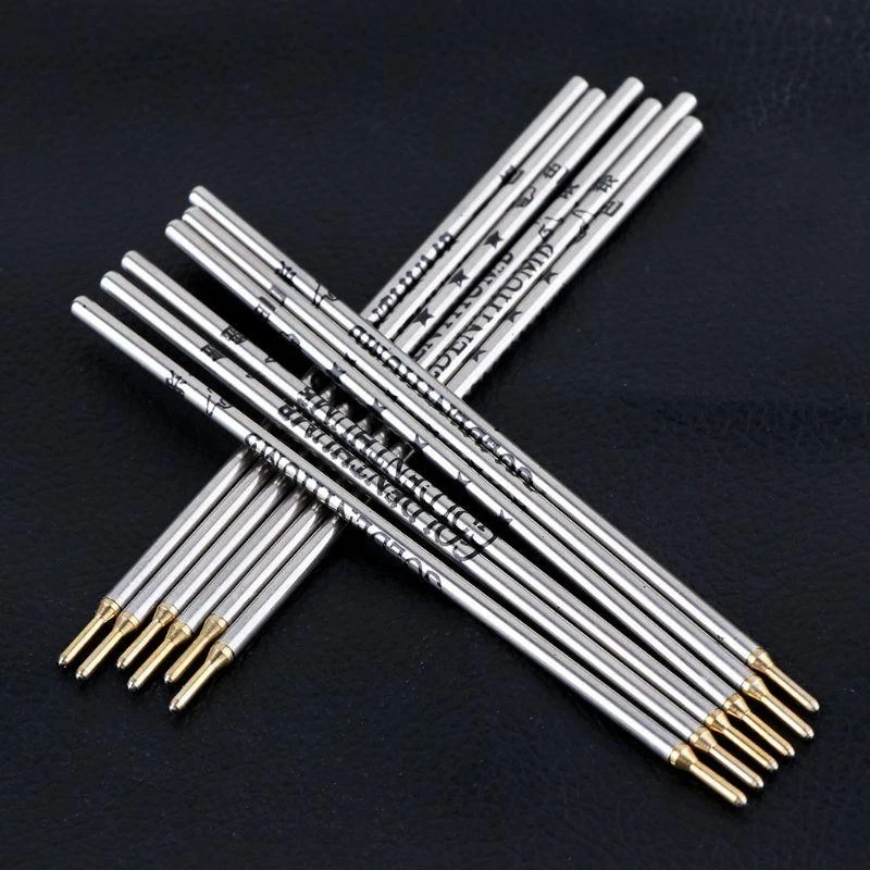

100pcs/box for Mercury Metal Pipe Silver Refill Clothing Leather Cutting Positioning Special Mark Line Pen