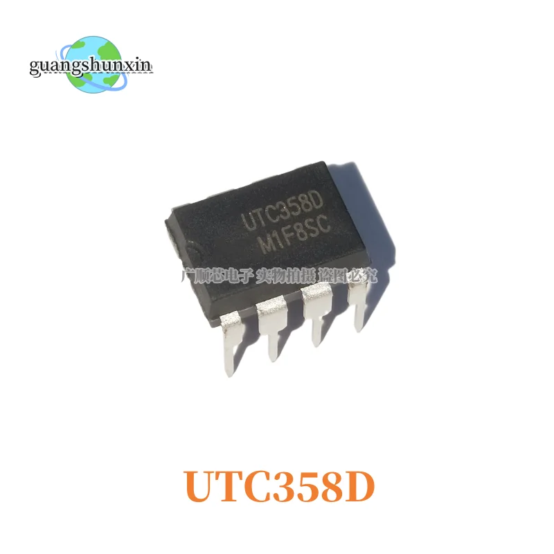 10 PCS UTC358D DIP-8 UTC358 DUAL OPERATIONAL AMPLIFIERS IC Chip