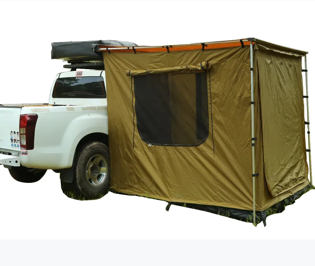 Car Side Awning Rooftop Pull Out Tent Shade Shelter  waterproof  for Outdoor Camping