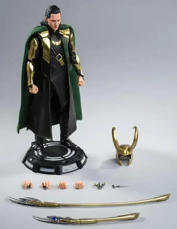 

Original Marvel Loki Articulated 1/7 Action Figures Toys with LED Base