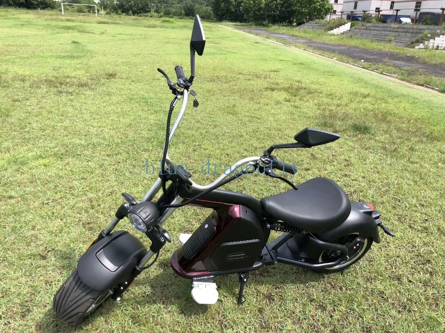 Hot 2000w 60v 20Ah Long Range Electric City Coco Motorcycle Fat Tire Electric Scooter