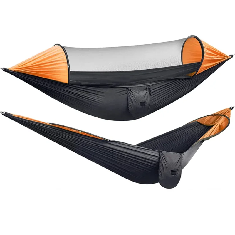 

Portable Camping Hammock with Net 2 Person Tree Hammock with Mosquito Net for Travel,Hiking,Backpacking,Hunting,Outdoor