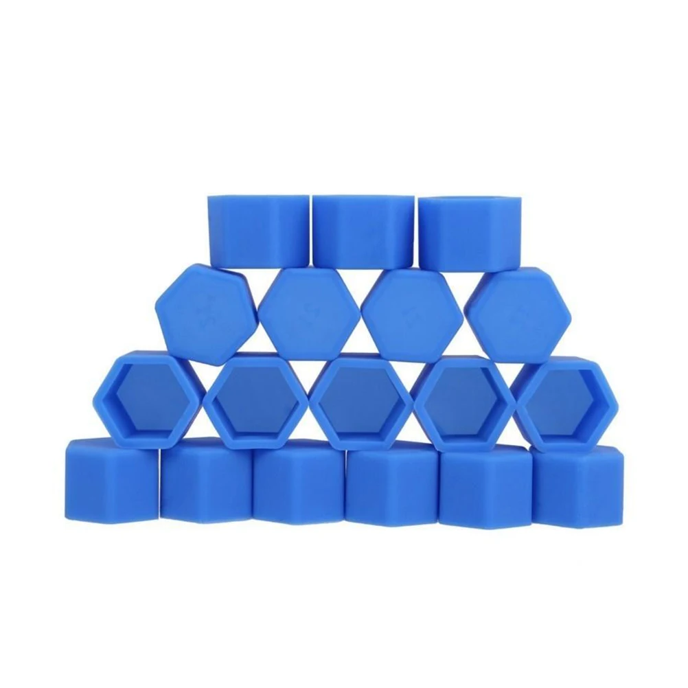 

20pcs Wheel Lug Nut Covers Bolts Covers Screw Protect Caps 19Mm Black Durable Silicone Corrosion Resistant Easy Fit Decorative