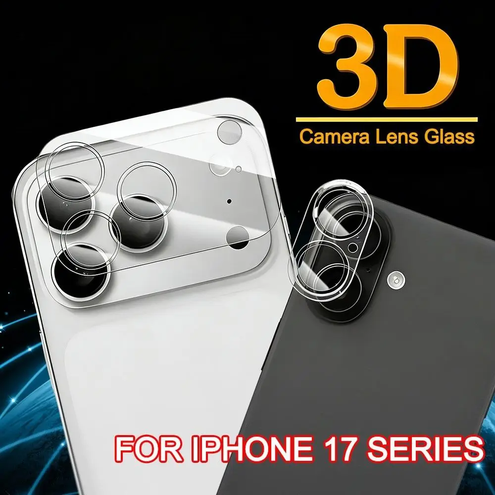 1 Pcs Tempered Glass Lens Protective Film HD Ultra Clear 3D Lens Cover Anti-scratch Lens Protector for iPhone 17/Air/17 Pro Max