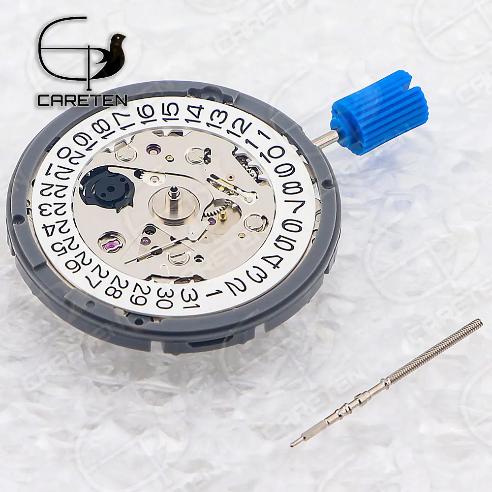 for Japan Genuine NH35 NH35A Automatic movement gold 24 Jewels Accuracy Mechanical Date at 3 o\'clock Crown nh35 movements case