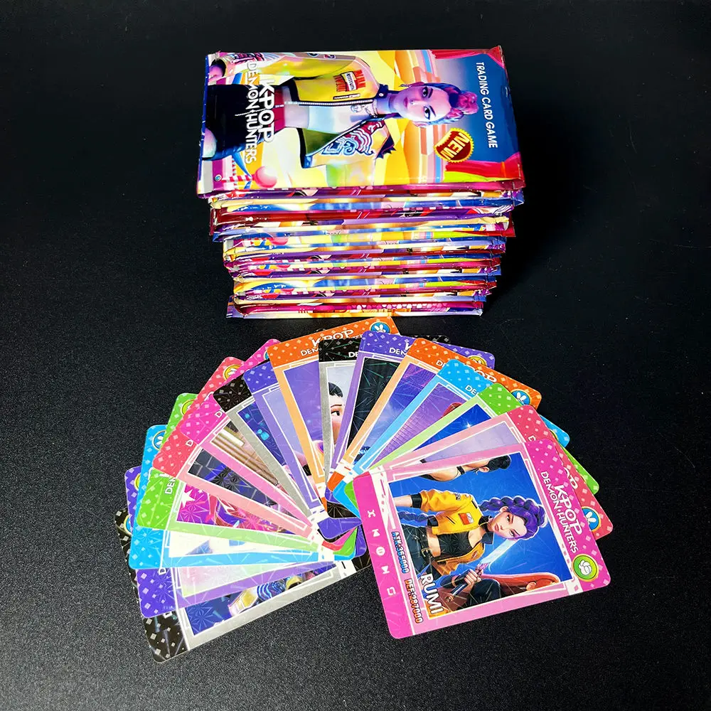 6 قطع من LOOMI ZOE MIRA Rare Kpop Demon Hunters، بطاقات قابلة للجمع مطبوعة على الطراز الرسمي عالي الدقة للمعجبين، هدية للأطفال، ألبوم K-POP