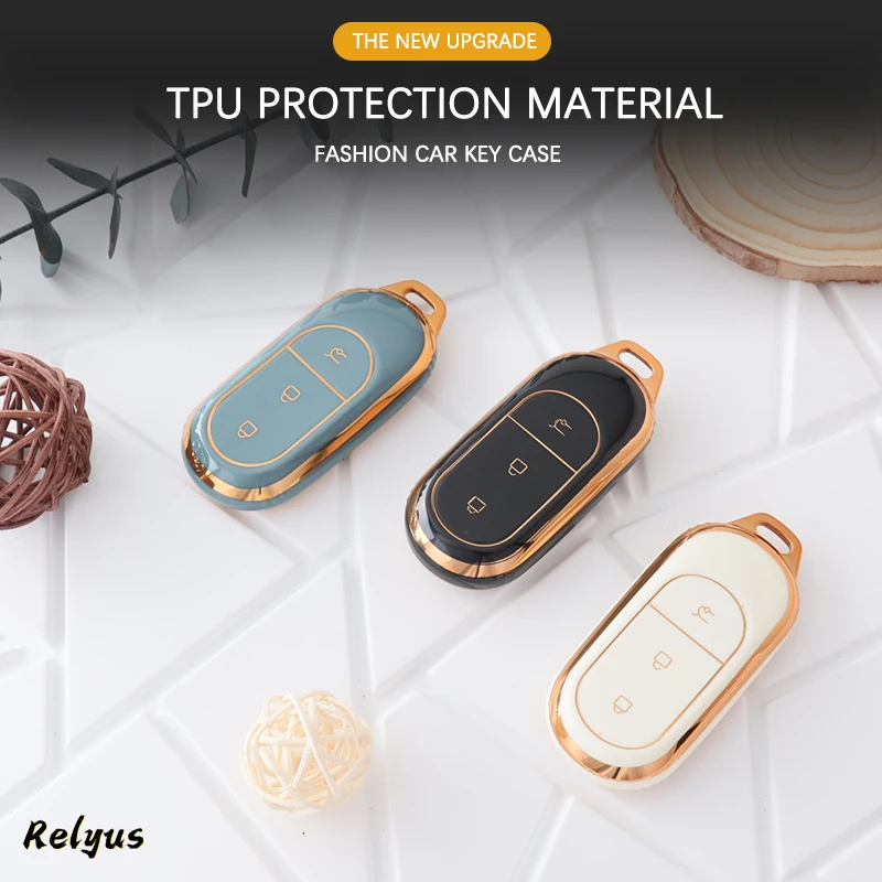 

Fashion Soft TPU Car Remote Key Cover Case Protection Shell For Leapmotor T03 S01 C11 C01 Keyless Holder Auto Accessories