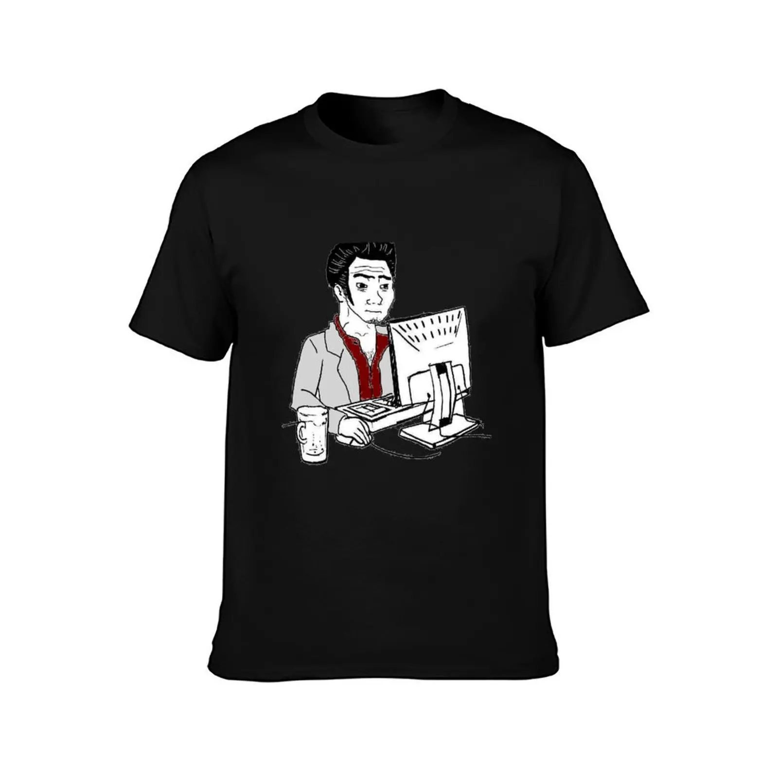 Computer Kiryu T-Shirt Cool Feeling Summer Tee Shirt T-Shirt