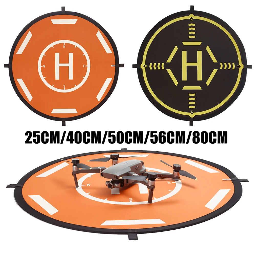 Drone Landing Pad Foldable For DJI Mavic Air 3/Mini 2/Air 2/2S/Mavic 2/Pro Zoom/Phantom 3 4/Spark Accessories 50cm 80cm Helipad